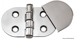 Copricerniera inox